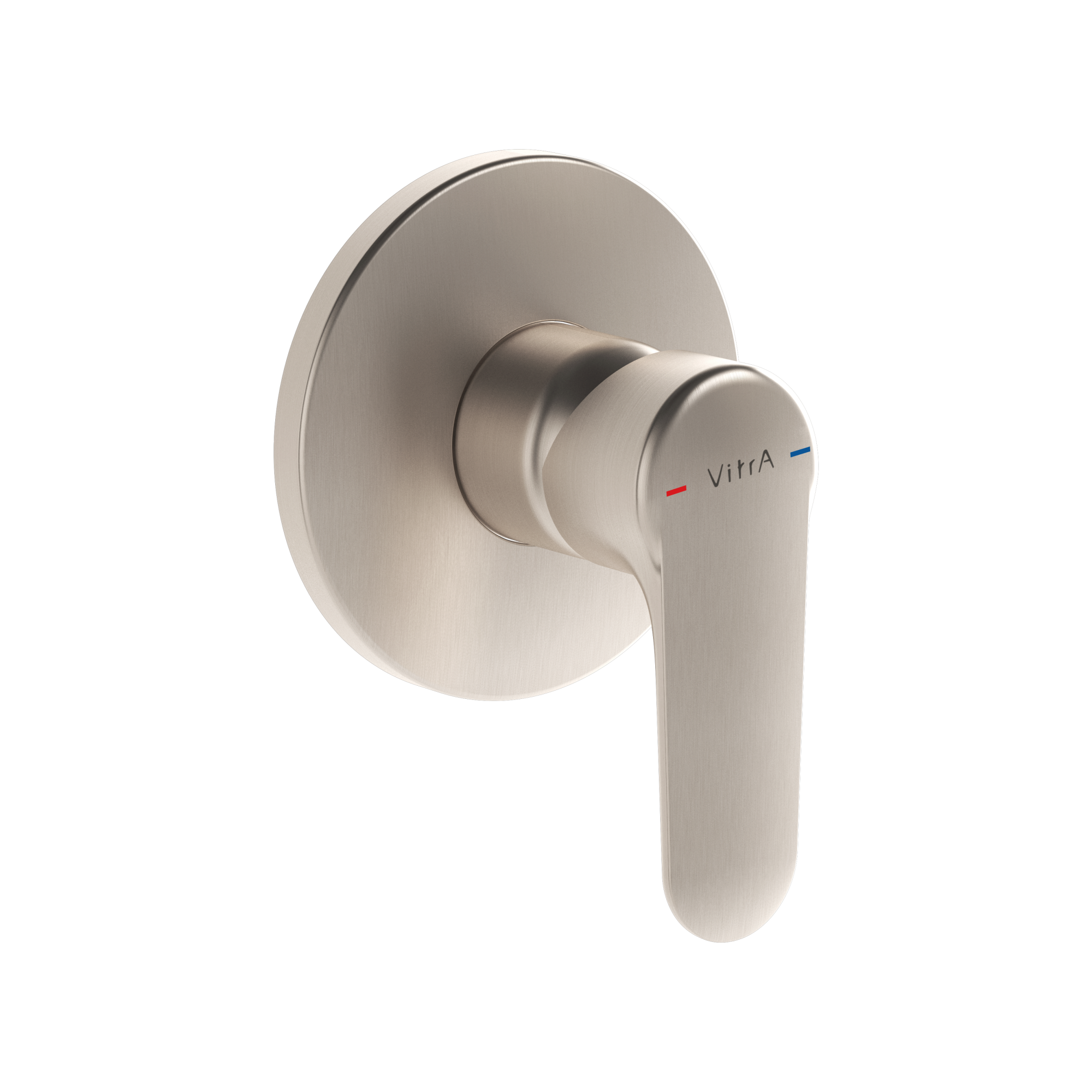 Встраиваемый смеситель для ванны VitrA Root Round A4272834EXP брашированный никель