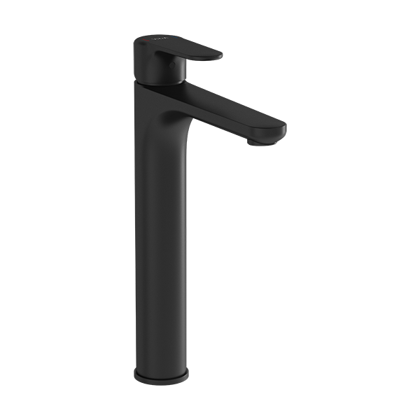 Смеситель для раковины VitrA Root Round A4270736EXP однорычажный матовый черный латунь