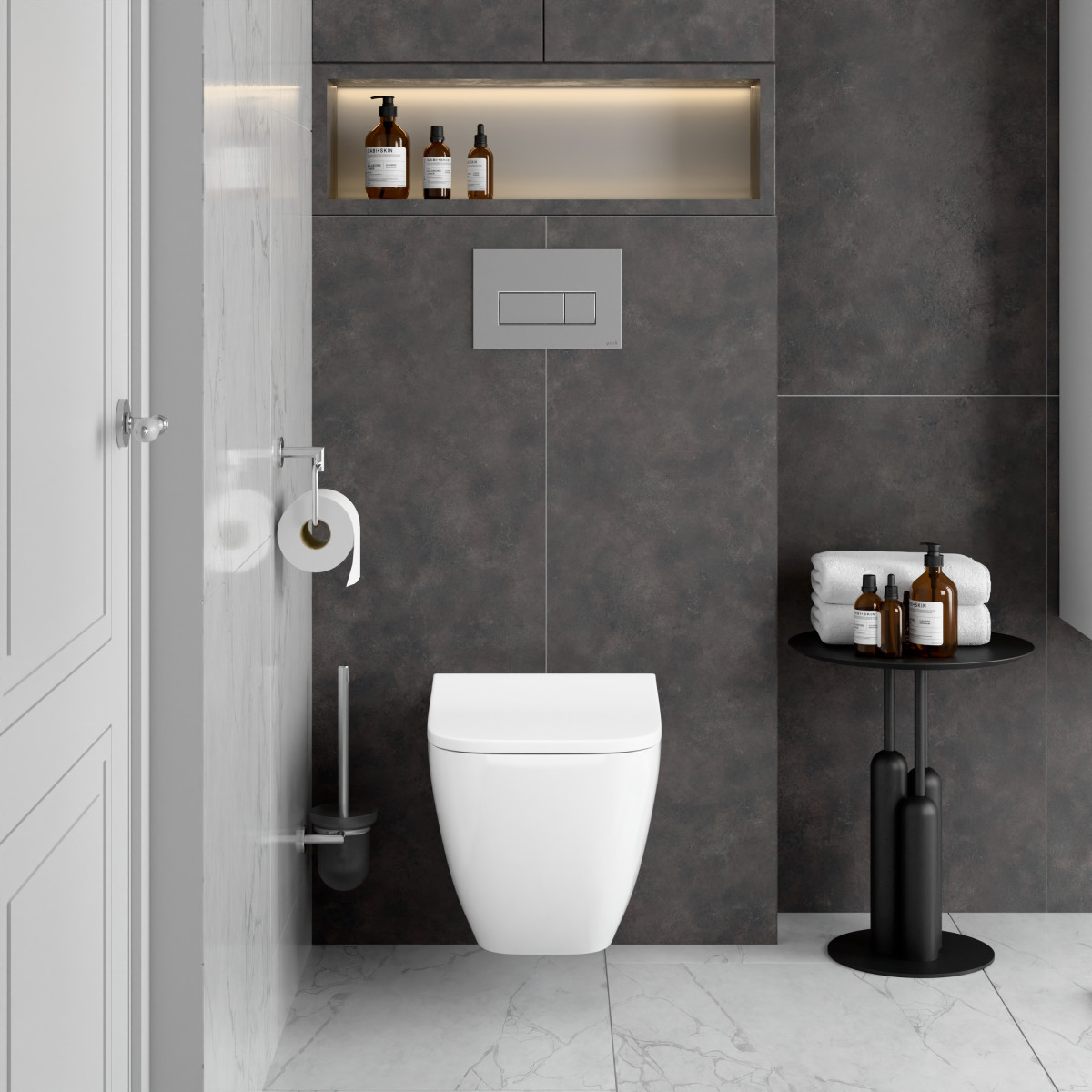 Кнопка смыва для инсталляции VitrA Root (Рут) Square (Скуэр) (Рут Скуэр) 740-2380 глянцевая хром двойный смыв