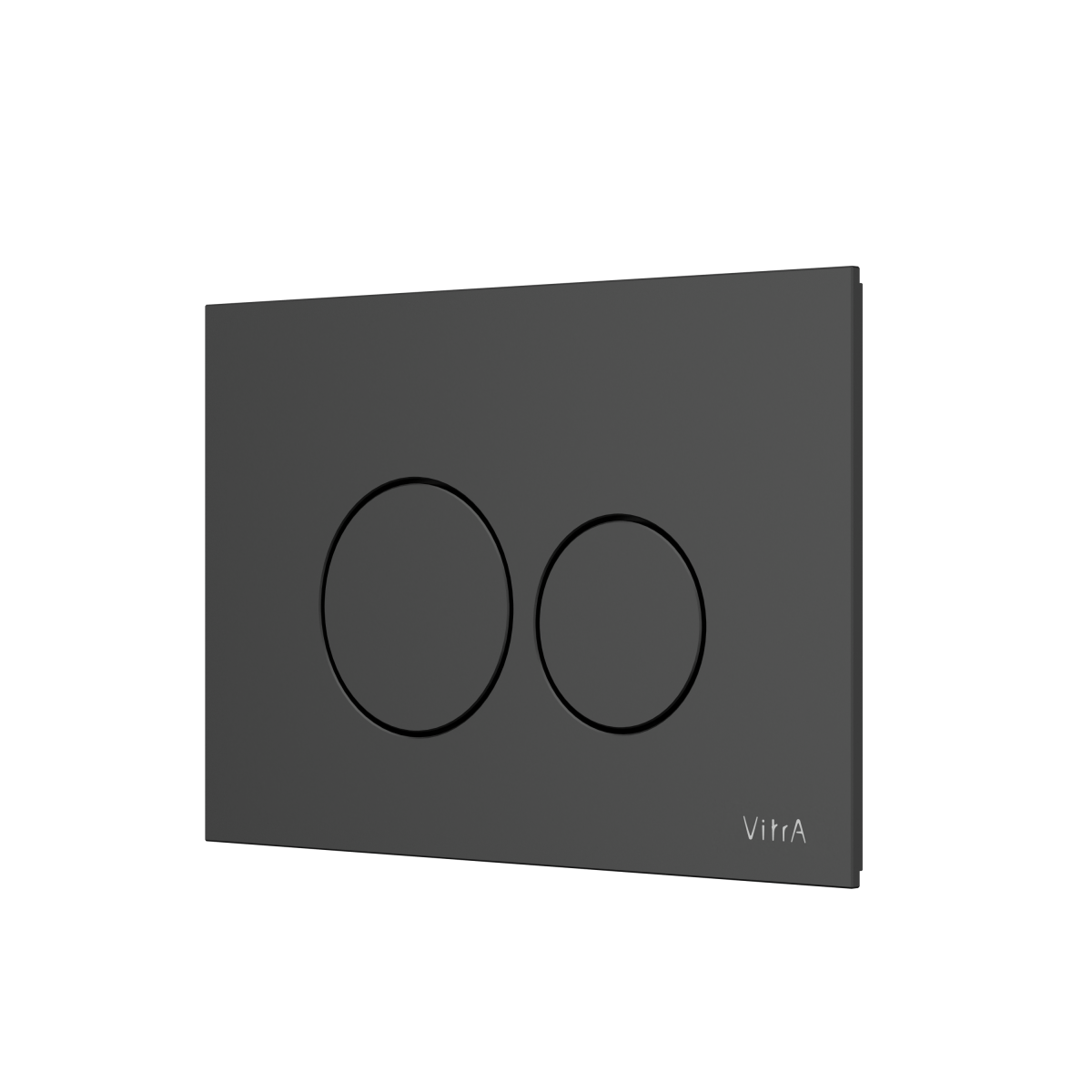 Кнопка смыва для инсталляции VitrA Origin (Ориджин) 740-1601, черная двойной смыв