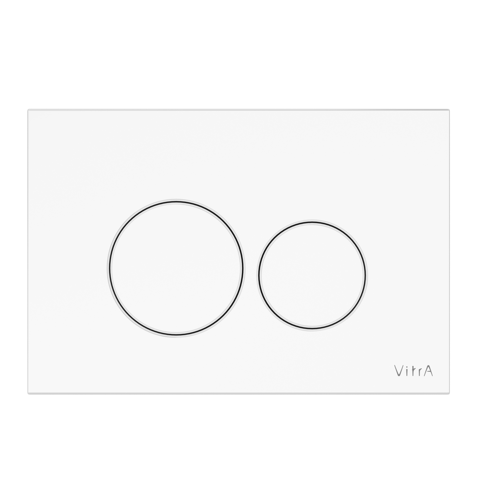 Кнопка смыва для инсталляции VitrA Origin 740-2400 глянцевая белая двойный смыв