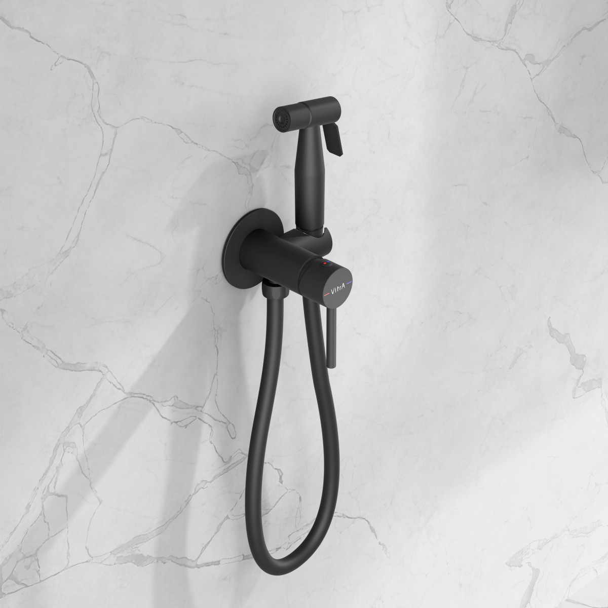 Гигенический душ VitrA A4375136EXP матовый черный латунь