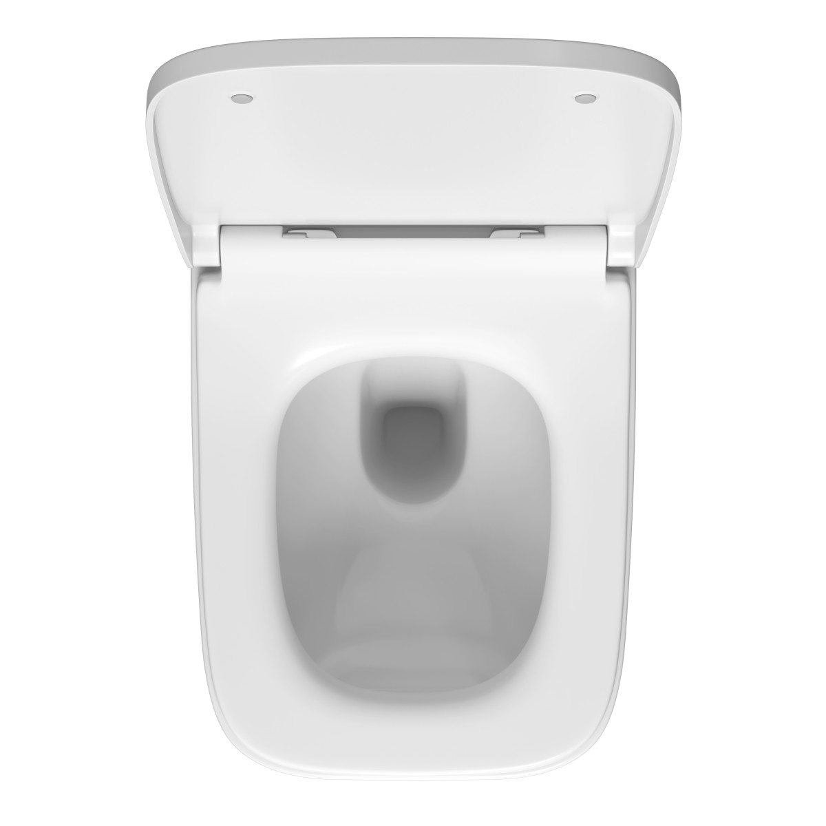 Подвесной унитаз VitrA Zentrum Square 7484B003-0075 безободковый SmoothFlush белый санитарный фарфор антибактериальное покрытие Hygiene