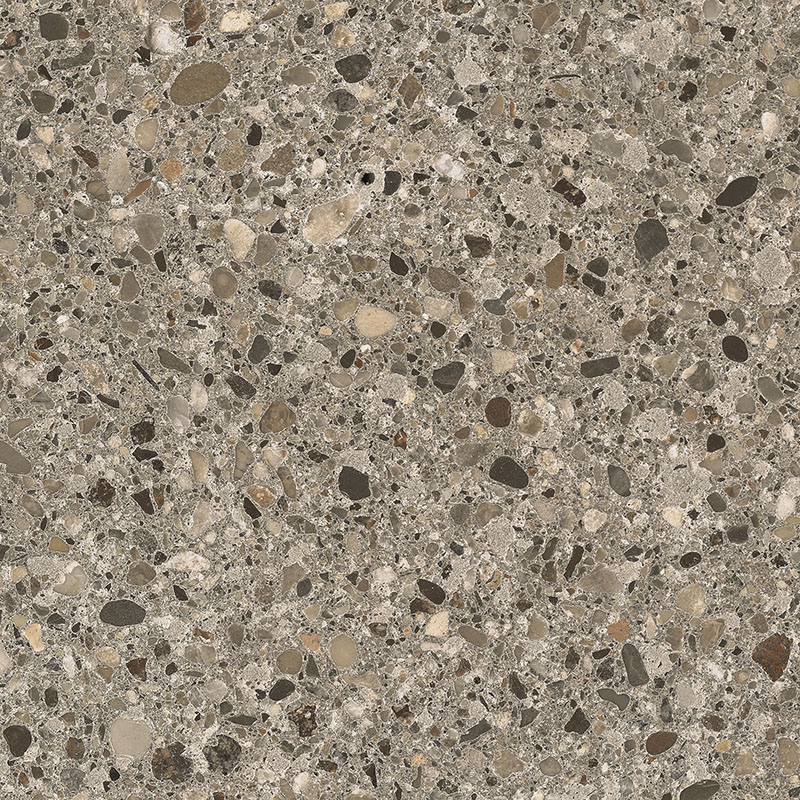 плитка Cementmix Крупный Терраццо Темный Греж
