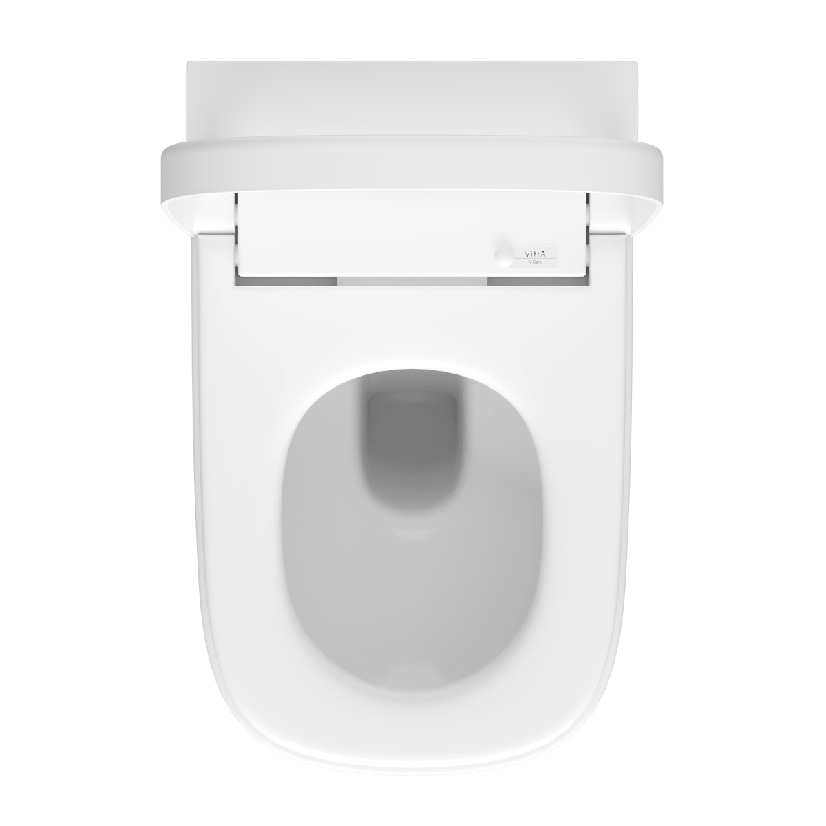 Умный унитаз VitrA V-Care (Ви-Кеар) 5674B003-6193 Basic подвесной безободковый Rim-ex (Рим-экс) c бидеткой белый санитарный фарфор антибактериальное покрытие Hygiene (Хайджн)
