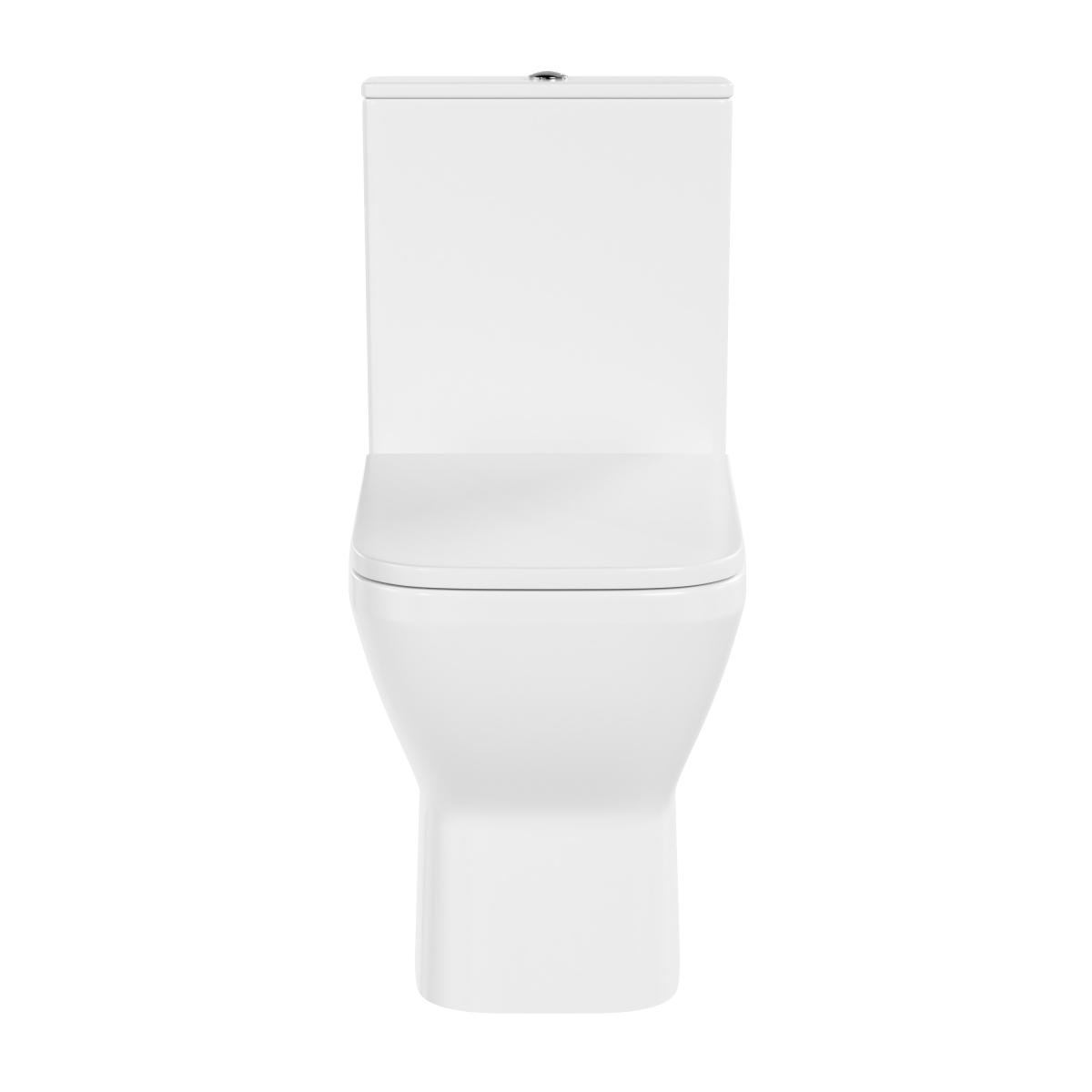 Унитаз-компакт напольный VitrA Integra Square (Интегра Скуэр) 9833B003-7205, с сиденьем микролифт, белый, санитарный фарфор, антибактериальное покрытие Hygiene (Хайджн)