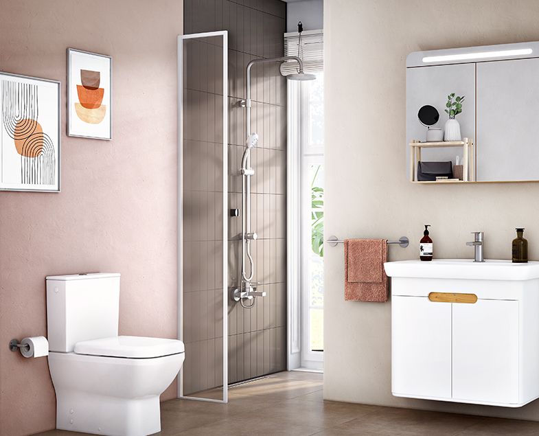 System Rain LS25 Душевая колонна, хром