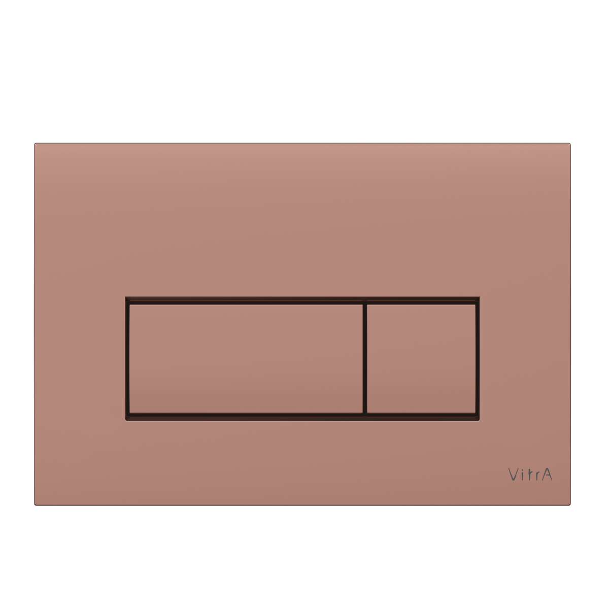 Кнопка смыва для инсталляции VitrA Root (Рут) Square (Скуэр) (Рут Скуэр) 740-2340 мягкая медь глянец двойный смыв