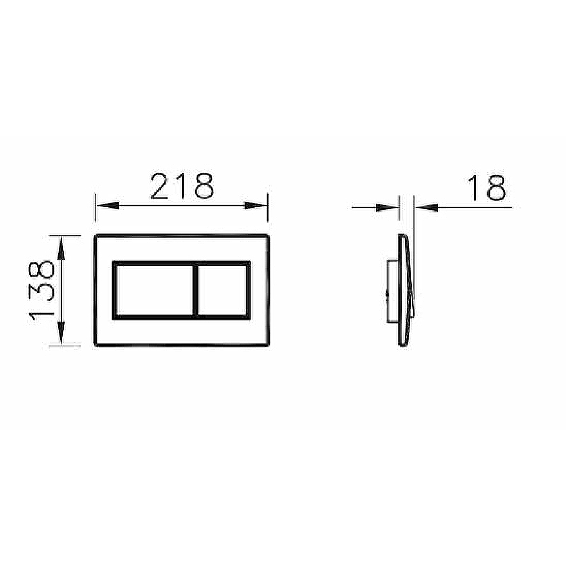 Комплект унитаза с инсталляцией Vitra Zentrum L-box 9012B003-7206 с сиденьем Микролифт и клавишей смыва Хром глянцевый