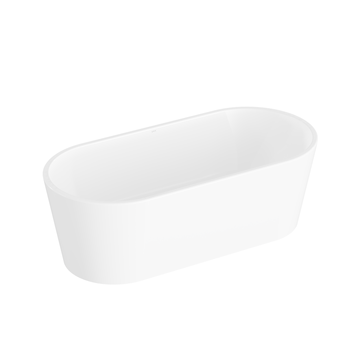 Ванна VitrA Geo 65370006000 170 x 80,5 см отдельностоящая акриловая прямоугольная белая