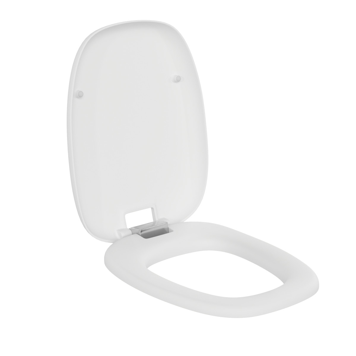 Сиденье для унитаза VitrA Plural 126-401-009 круглое матовое белое дюропласт с микролифтом быстросъемное