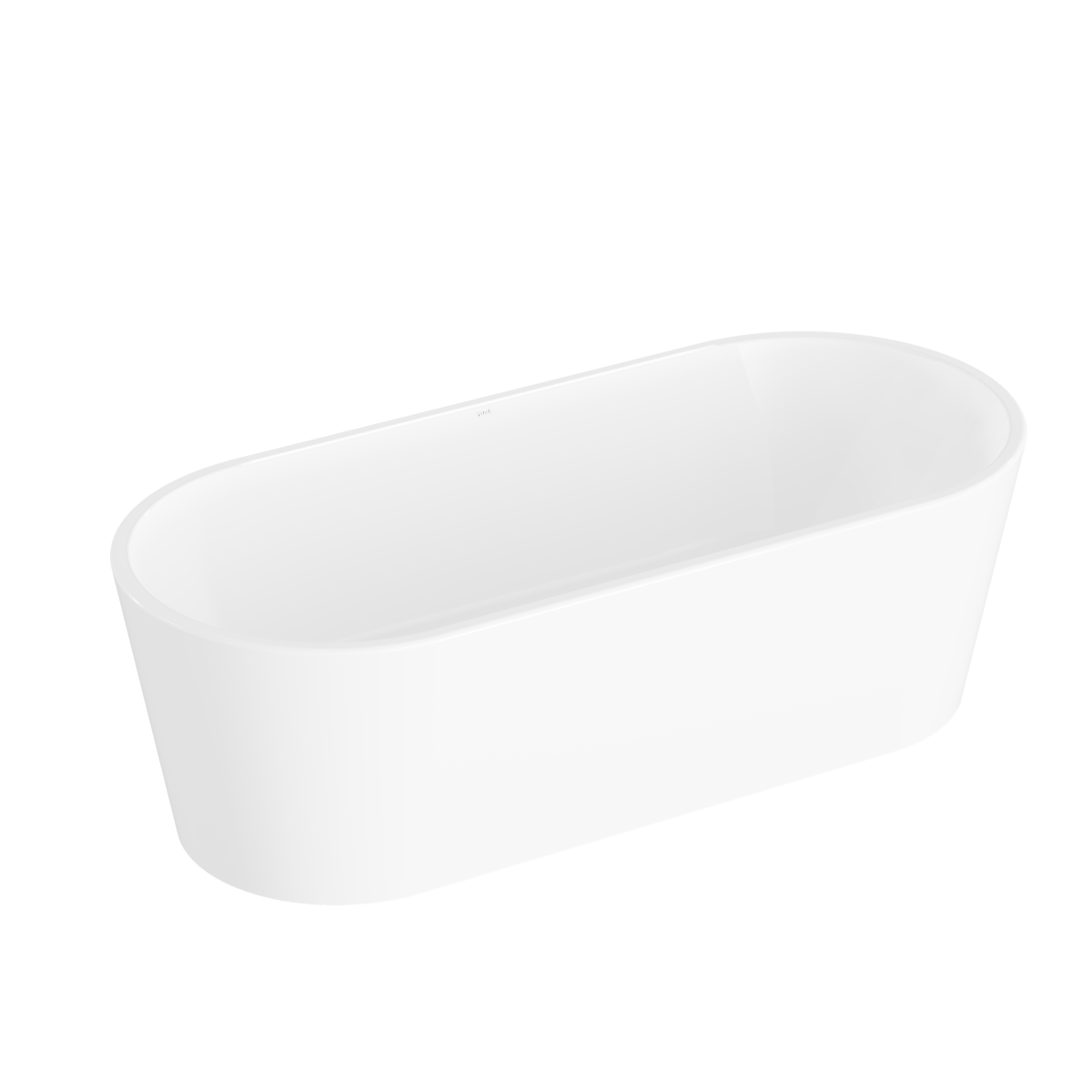 Ванна VitrA Geo 65380006000 180 x 80,5 см отдельностоящая акриловая прямоугольная белая