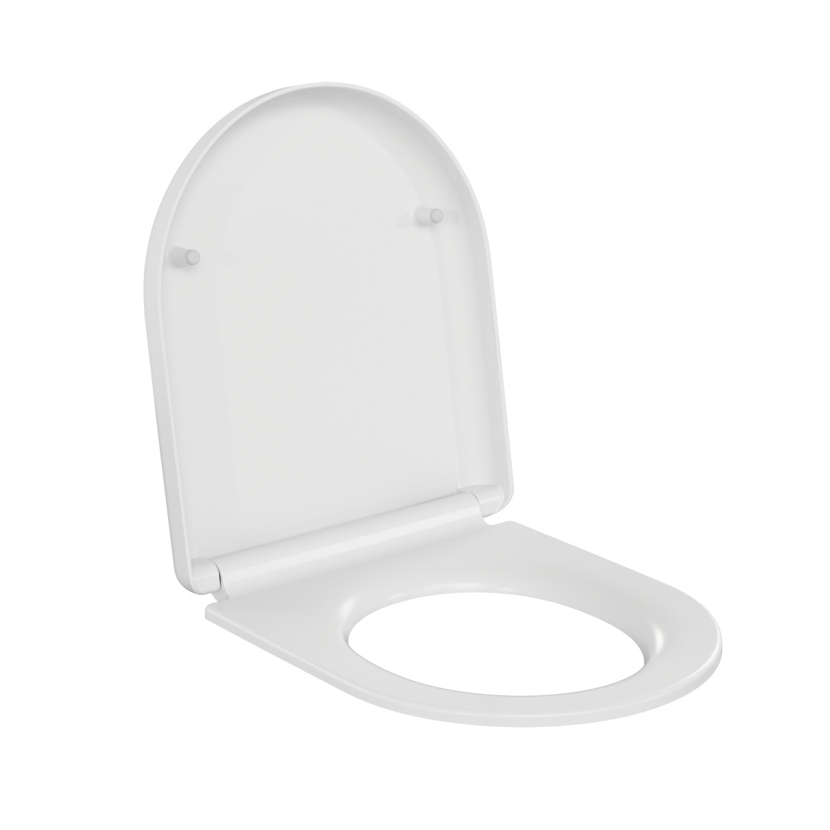 Сиденье для унитаза VitrA Liquid 137-003-009 круглое белое дюропласт с микролифтом