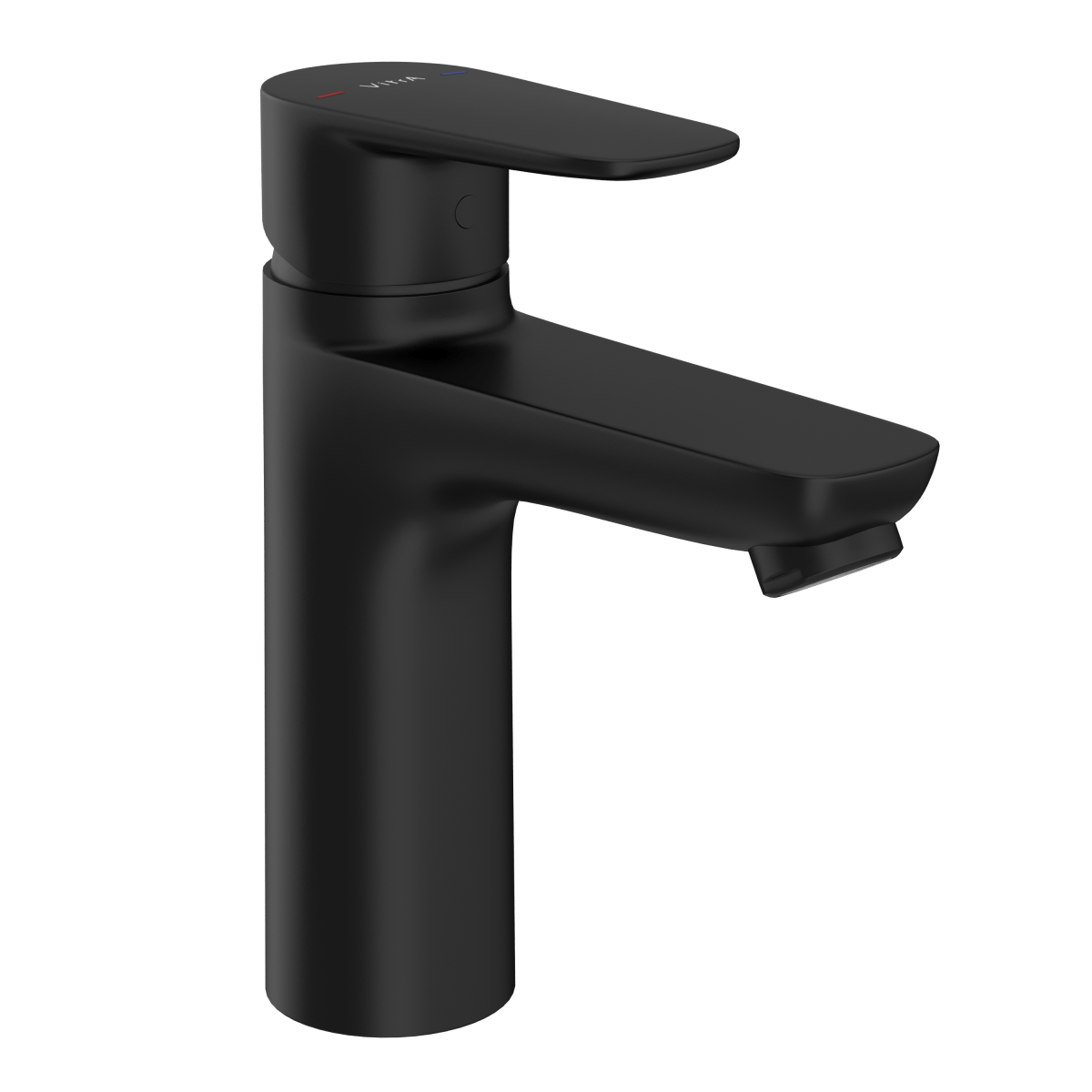 Смеситель для раковины VitrA Flow Soft A4300936EXP однорычажный матовый черный латунь