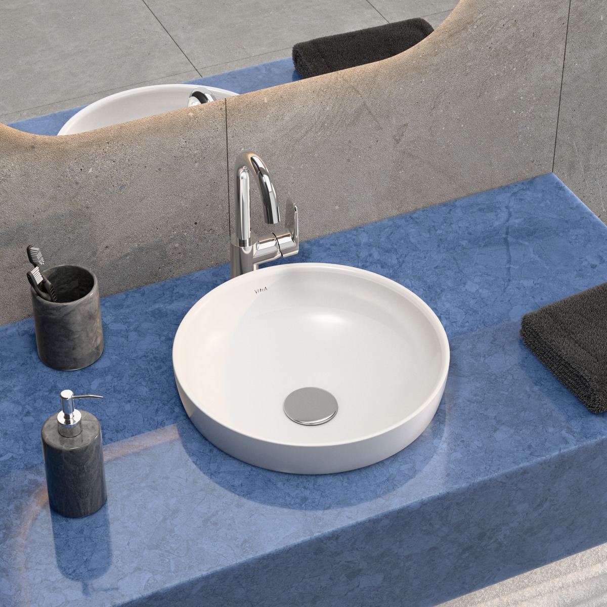 Смеситель для раковины VitrA Flow Soft (Флоу Софт) A43160EXP однорычажный хром латунь