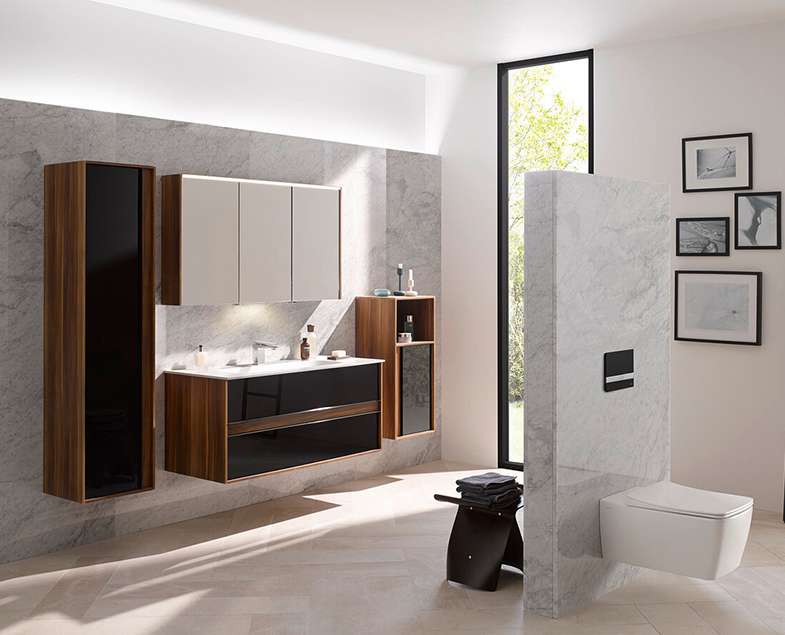 Пенал Metropole правосторонний, сливовое дерево