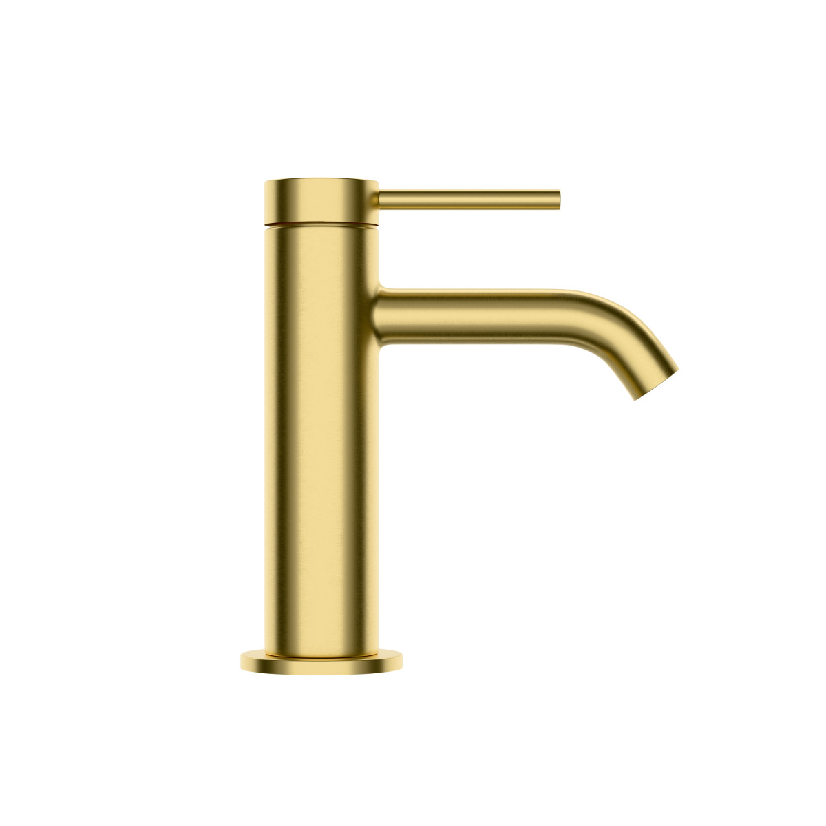 Смеситель для раковины VitrA Minimax Round A4353025EXP однорычажный брашированное золото латунь