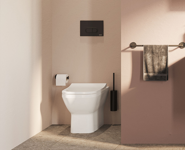 Кнопка смыва VitrA Loop O, цвет Матовый Черный