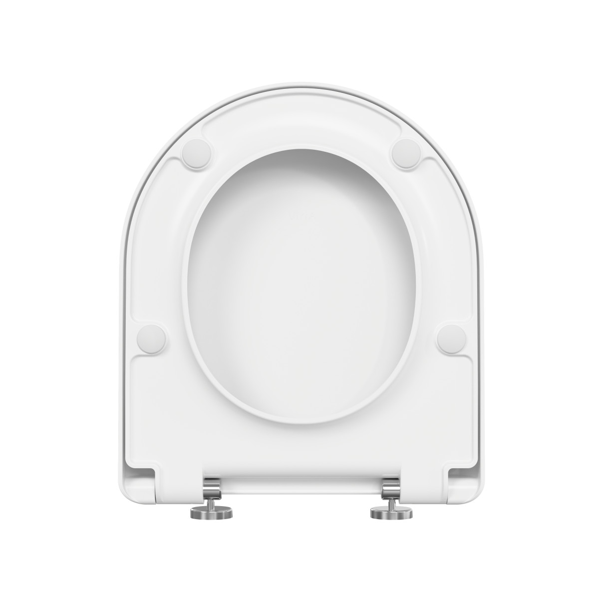 Сиденье для унитаза VitrA Liquid 137-003-009 круглое белое дюропласт с микролифтом