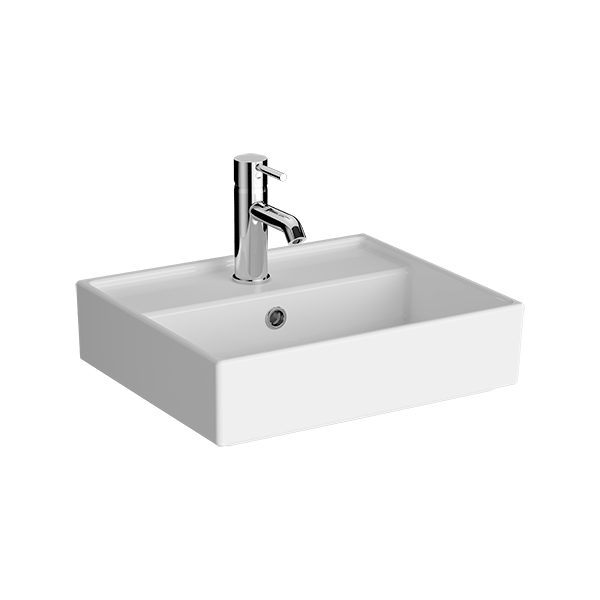Раковина VitrA ArchiPlan 7400B003-0001 45 x 38 см белая антибактериальное покрытие Hygiene