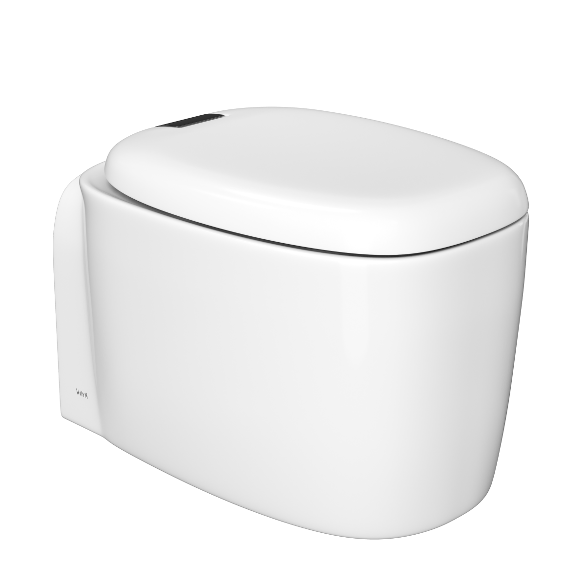 Подвесной унитаз VitrA Plural 7830B403-0075 безободковый Rim-ex белый санитарный фарфор антибактериальное покрытие Hygiene + Clean