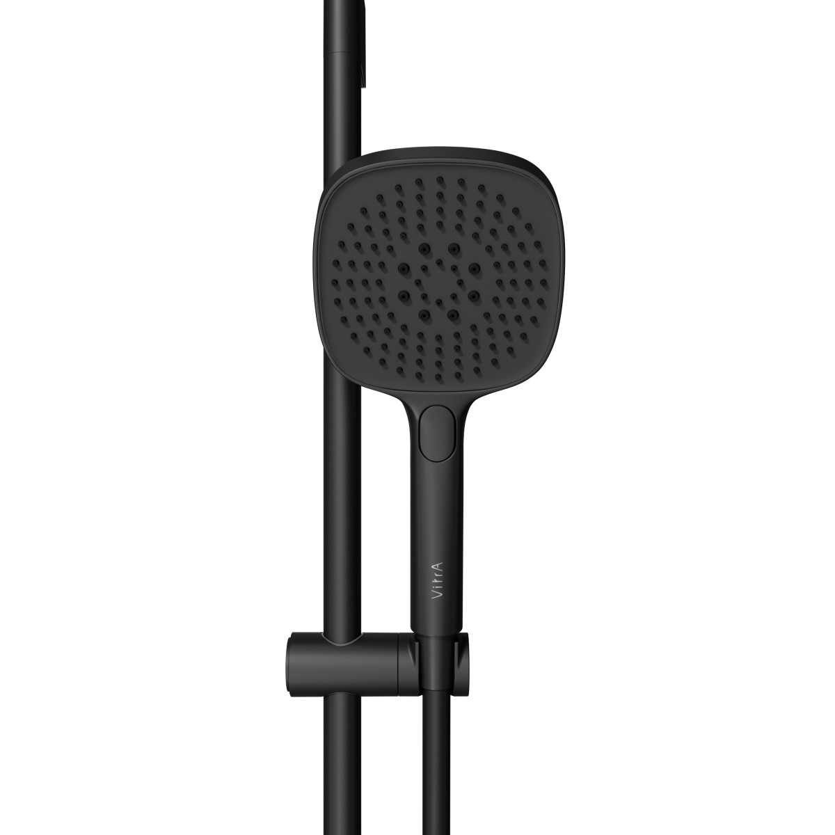Душевая стойка VitrA Core Square A4591736EXP с ручным душем без смесителя матовая черная