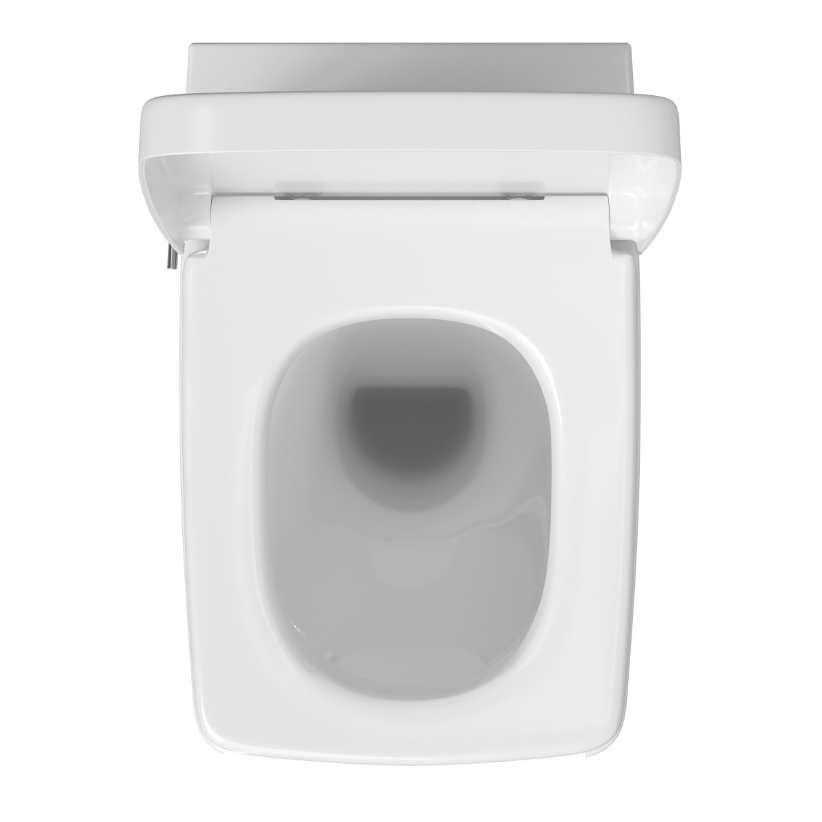 Подвесной унитаз VitrA Metropole 7672B003-1687 с функцией биде и встроенным смесителем безободковый Rim-ex белый санитарный фарфор антибактериальное покрытие Hygiene