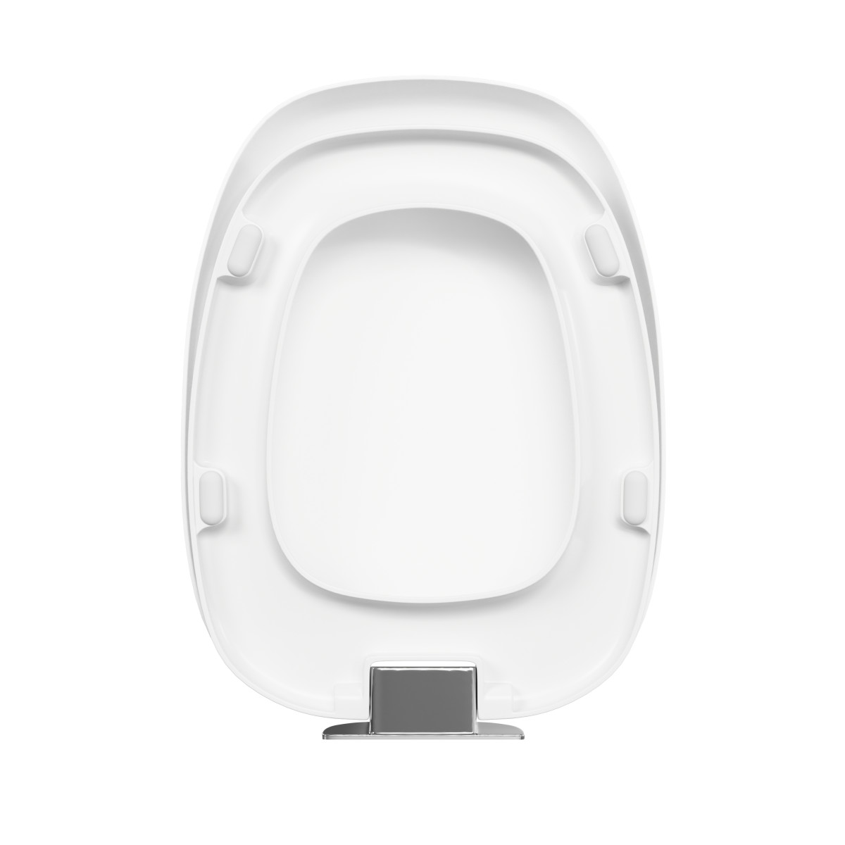 Сиденье для унитаза VitrA Plural 126-003-009 круглое белое дюропласт с микролифтом быстросъемное