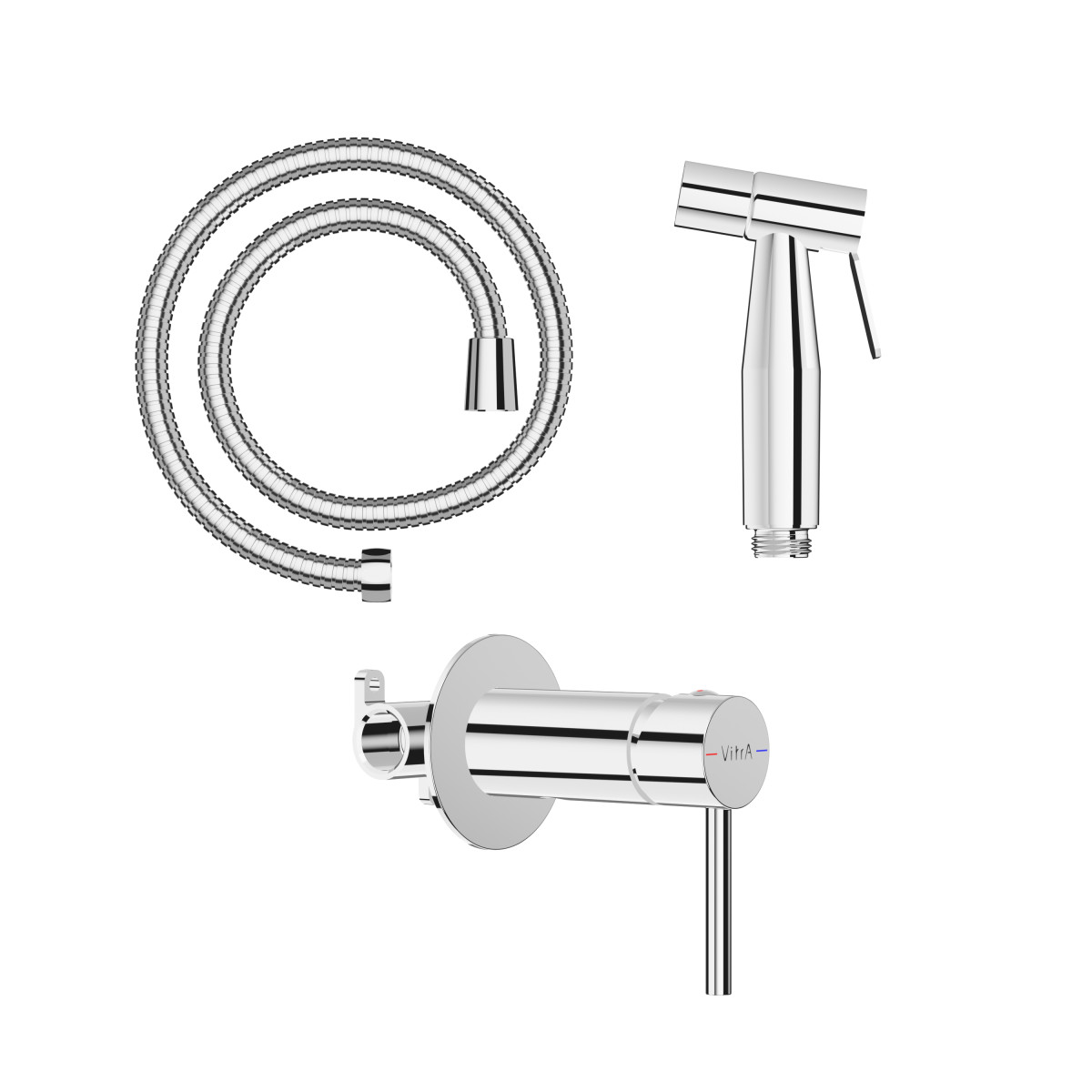 Гигенический душ VitrA A43751EXP хром латунь