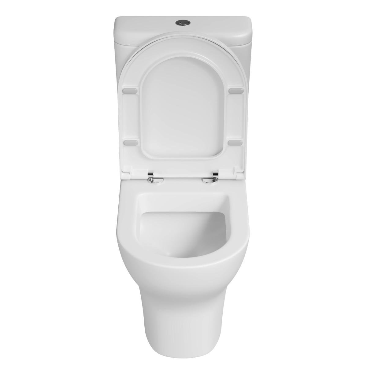 Унитаз-компакт напольный VitrA Zentrum 9012B003-7202 с сиденьем без микролифта белый санитарный фарфор антибактериальное покрытие Hygiene