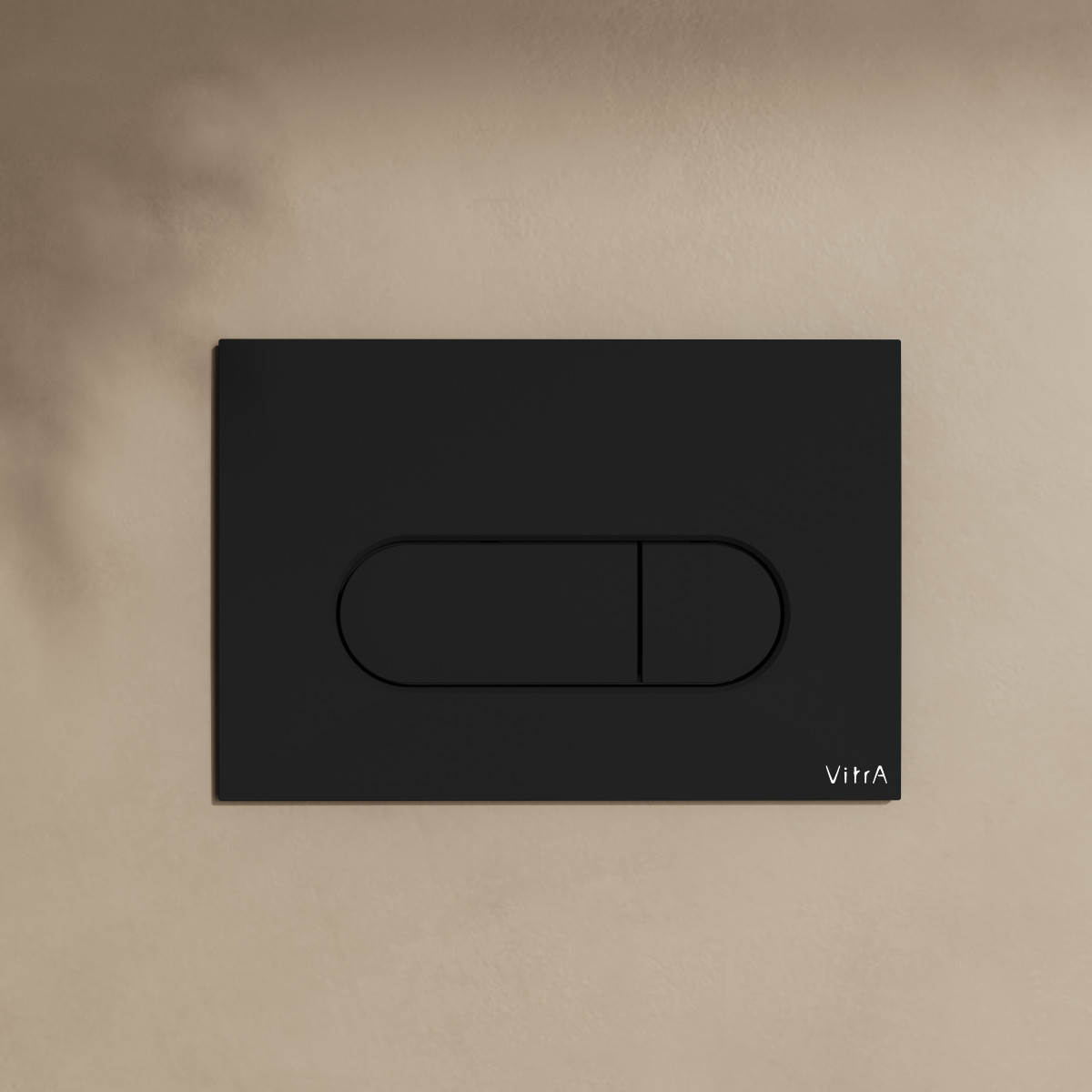 Кнопка смыва для инсталляции VitrA Root Round 740-2211 матовая черная двойный смыв