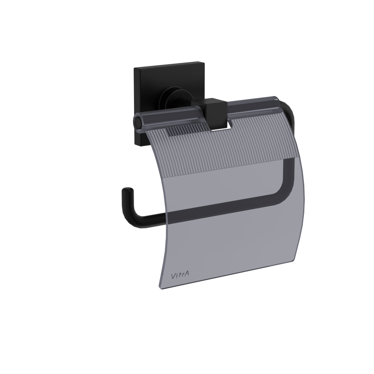 Держатель для туалетной бумаги VitrA Root A4480436 матовый черный нержавеющая сталь