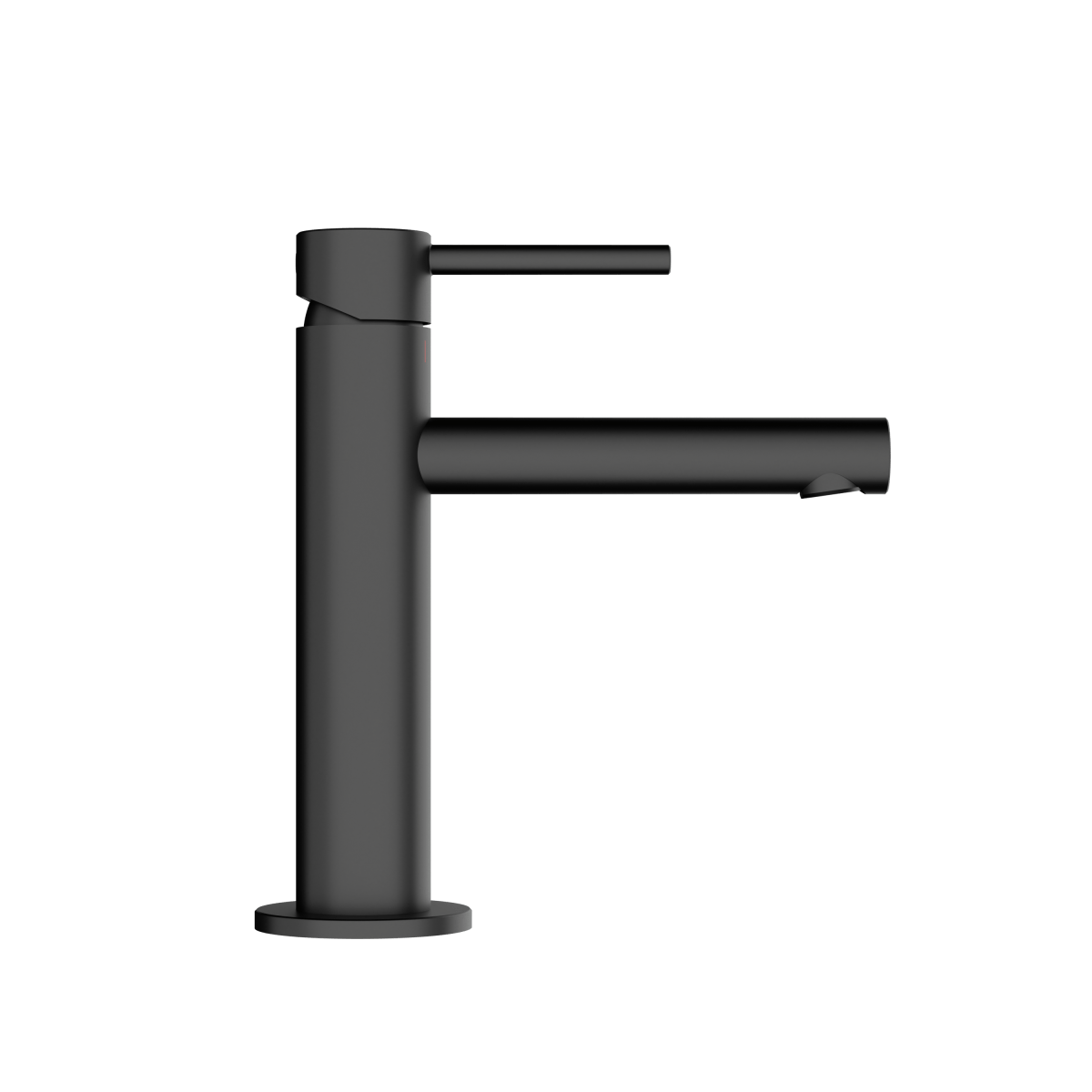 Смеситель для раковины VitrA Origin (Ориджин) A4255636WTC, однорычажный, матовый черный, латунь