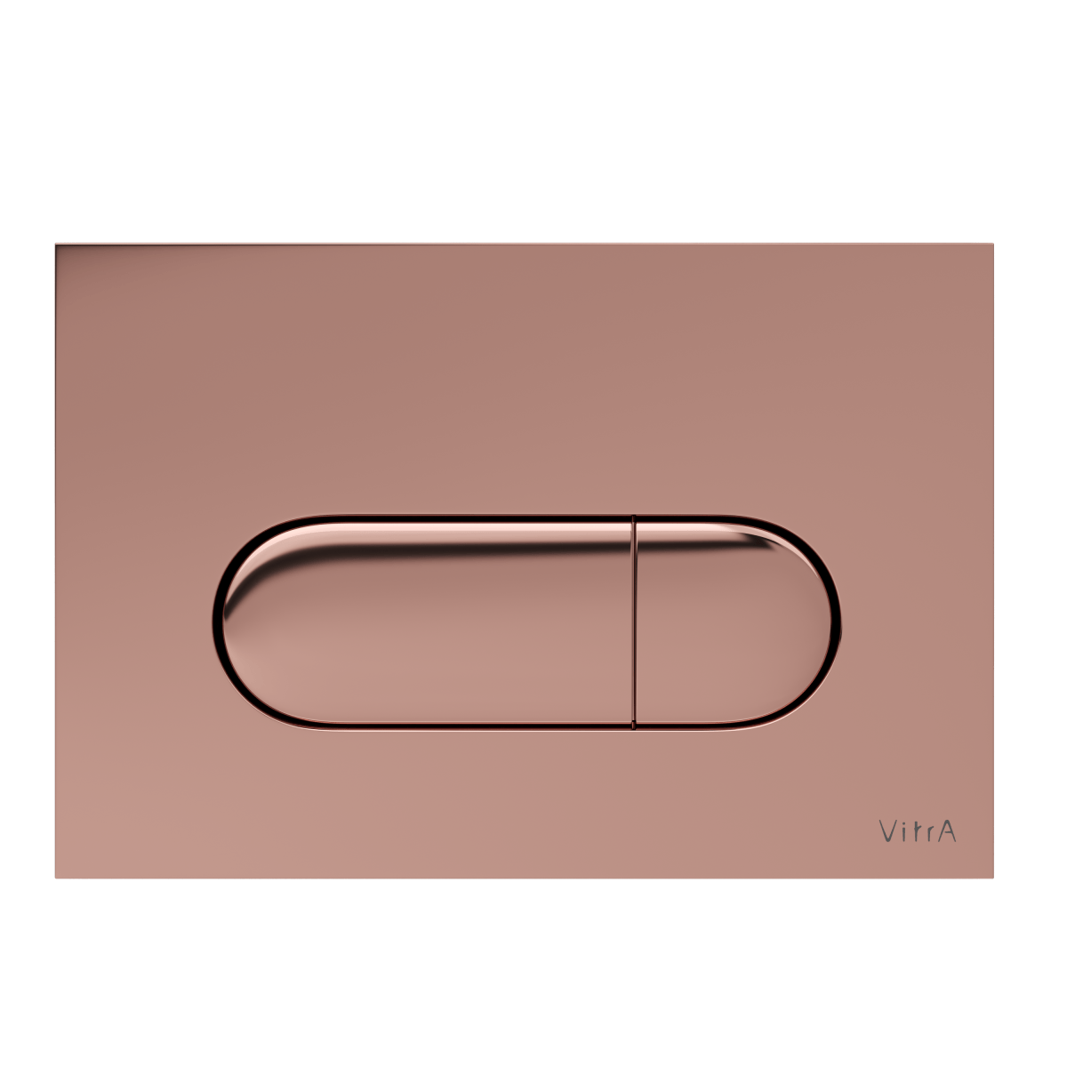 Кнопка смыва для инсталляции VitrA Root Round 740-2240 мягкая медь глянец двойный смыв