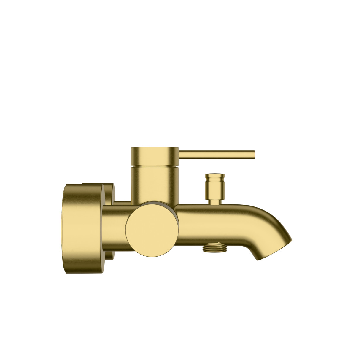 Настенный смеситель для ванны VitrA Minimax Round A4354825EXP однорычажный брашированное золото латунь