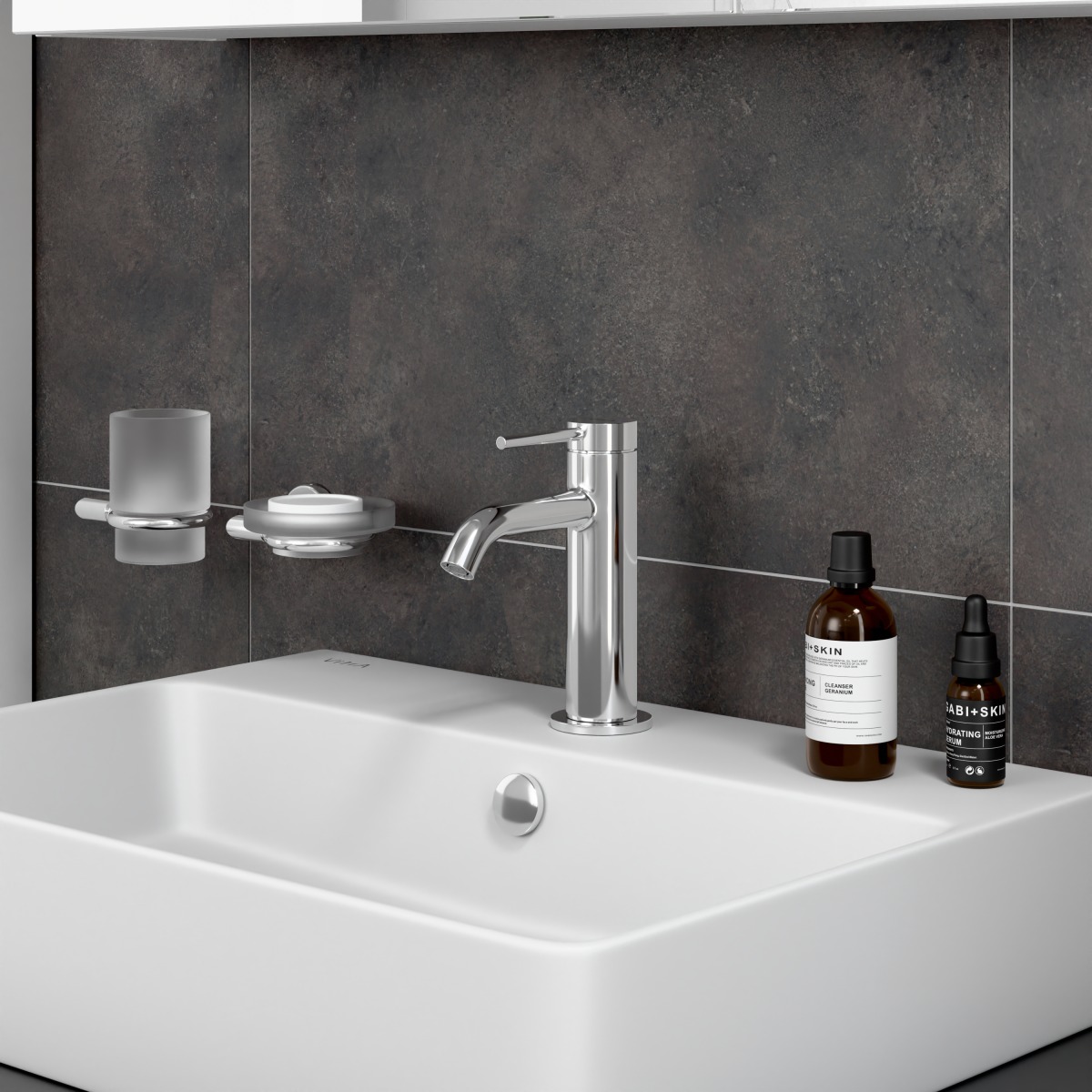 Смеситель для раковины VitrA Minimax Round (Минимакс Раунд) A43530EXP однорычажный хром латунь