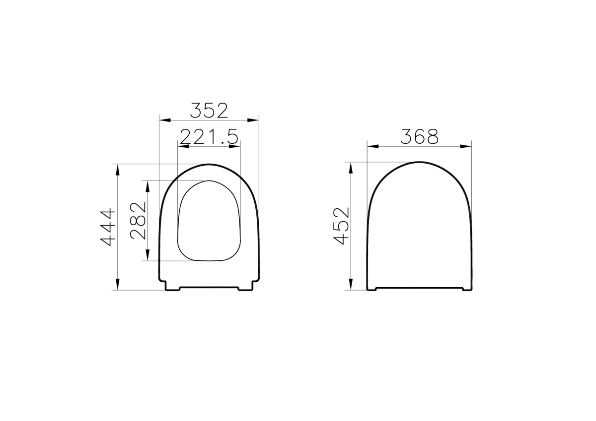 Инсталляция с унитазом VitrA Sento (Сенто) 9830B003-7212 комплект 4 в 1 с сиденьем микролифт безободковый цвет клавиши глянцевый хром