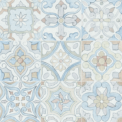 60x60 Newcon Пэчворк Декор xолодная Гамма Матовый R10A