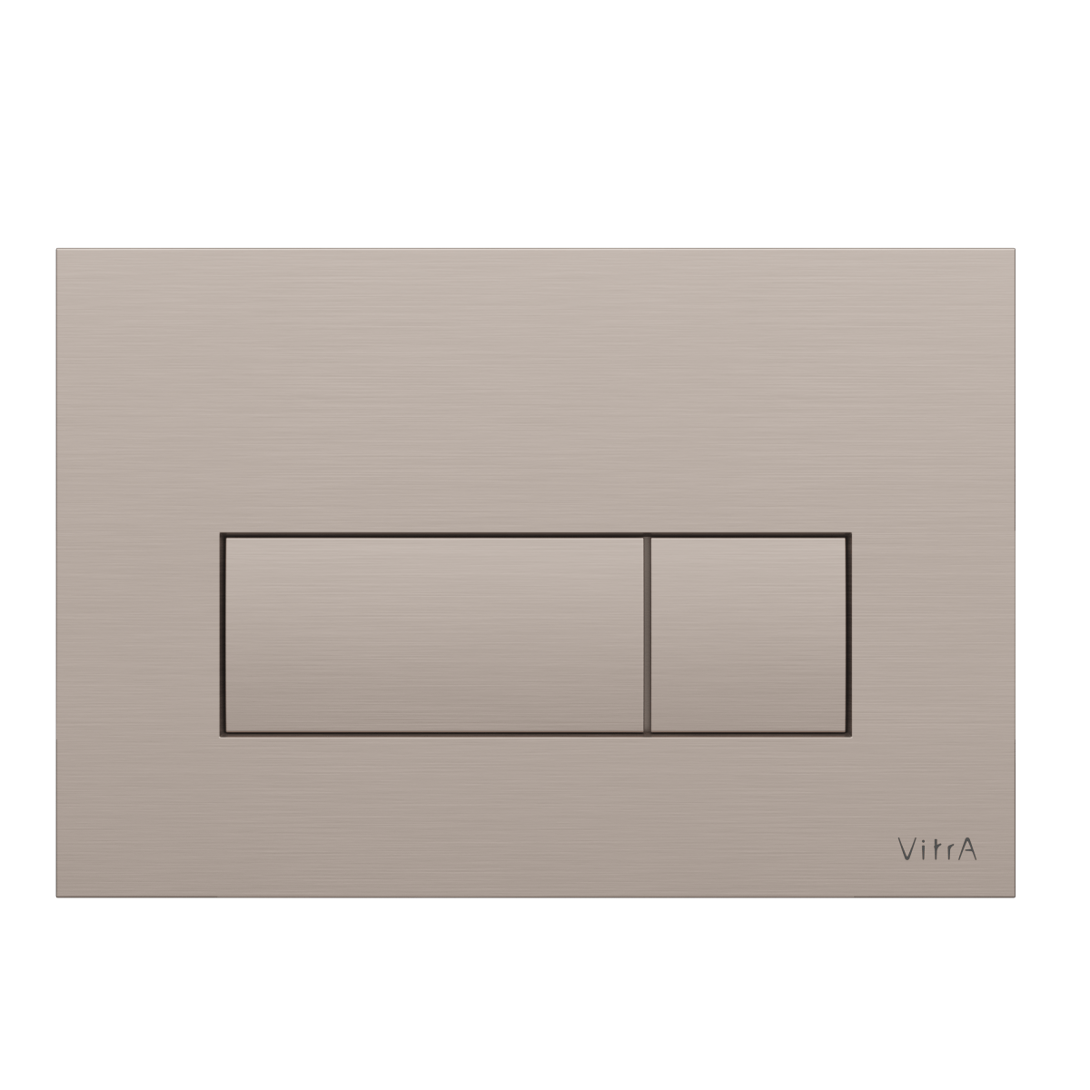 Кнопка смыва для инсталляции VitrA Root Square 740-2395 брашированный никель двойный смыв