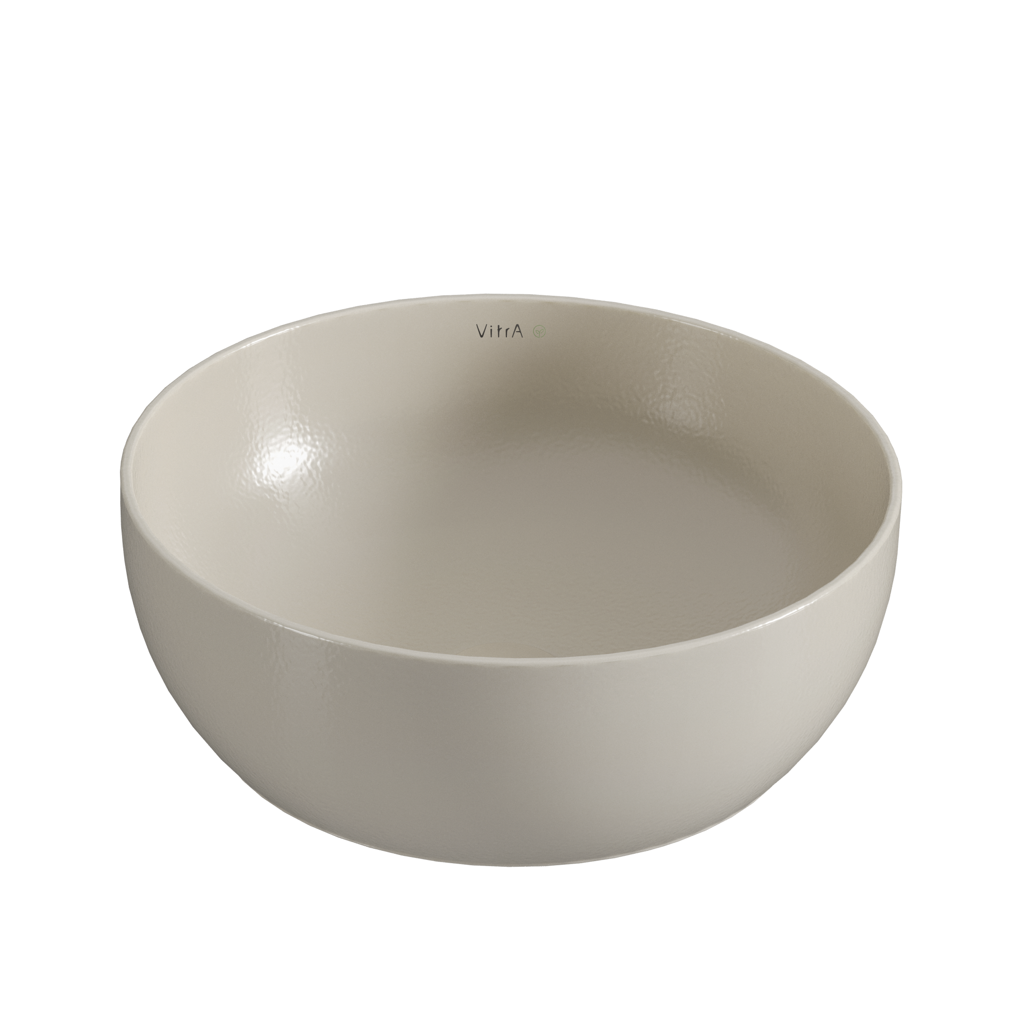 Раковина чаша VitrA Outline Recycled 7992B066-0016 41 x 41 см накладная матовая бежевая антибактериальное покрытие Hygiene