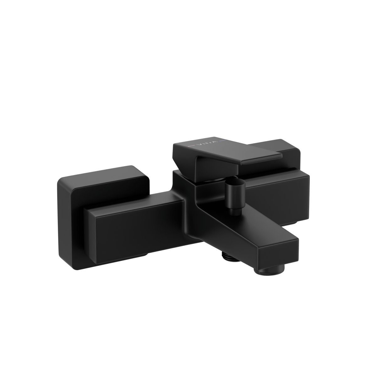 Настенный смеситель для ванны VitrA Minimax Square A4352036EXP однорычажный матовый черный латунь