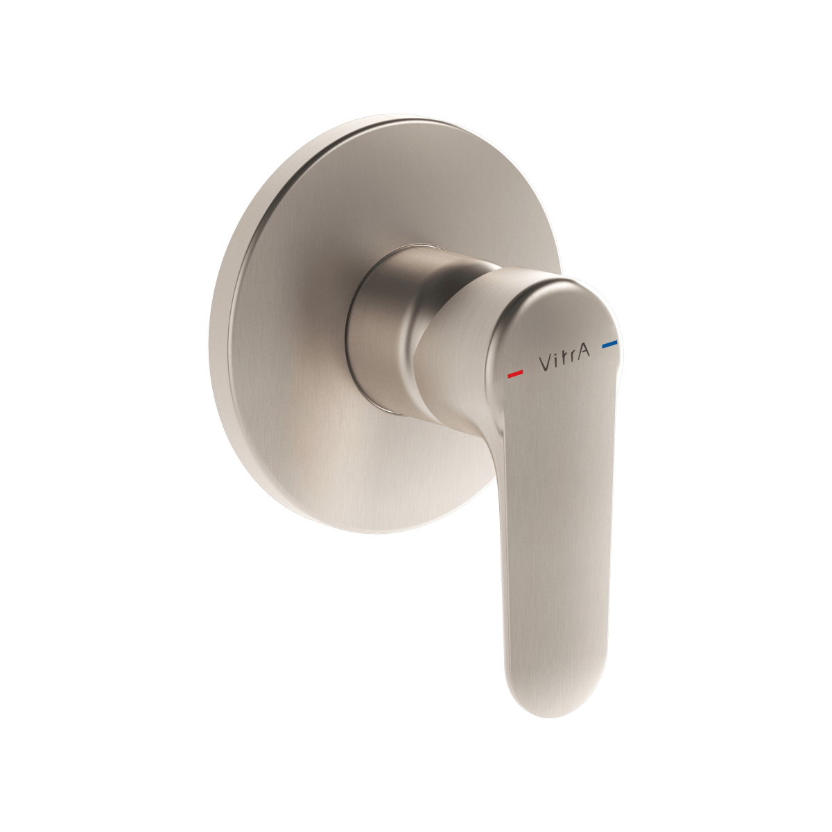 Встраиваемый смеситель для ванны VitrA Root Round A4272834EXP брашированный никель