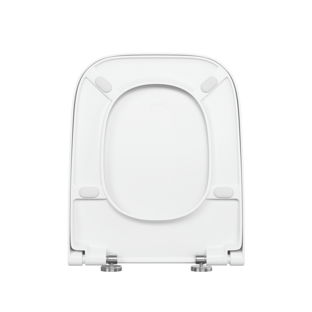 Сиденье для унитаза VitrA Shift (Шифт) 191-003-009, квадратное с закруглениями белое дюропласт, с микролифтом
