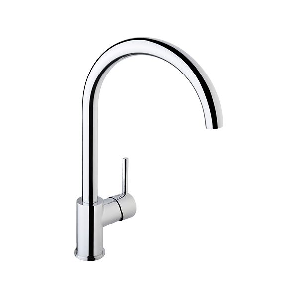 Смеситель для кухни VitrA Minimax S A42091EXP с поворотным изливом однорычажный хром латунь