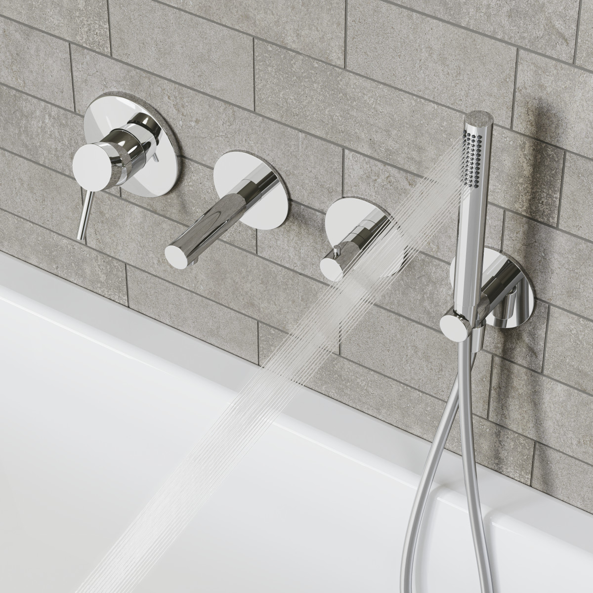 Выход на ручной душ VitrA Origin A42625 хром латунь