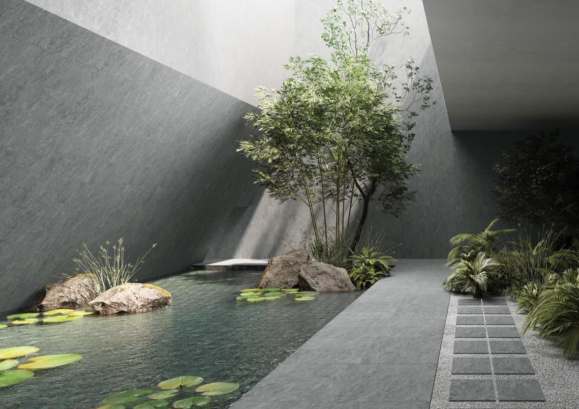 60x60 Кварстоун Серый Матовый R10B