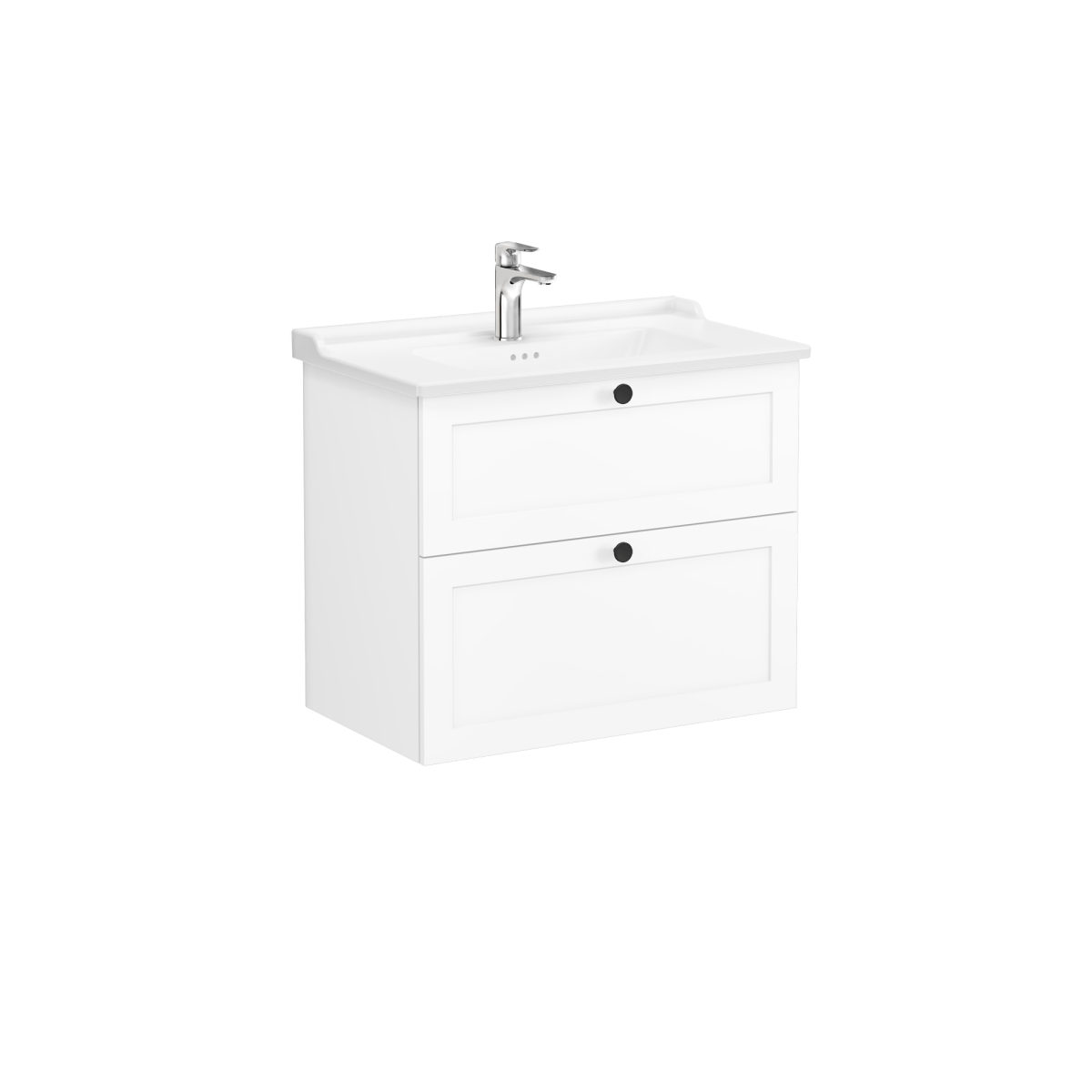 Тумба с раковиной для ванной VitrA Root (Рут) Classic (Рут Классик) 68869 80 см матовая белая МДФ