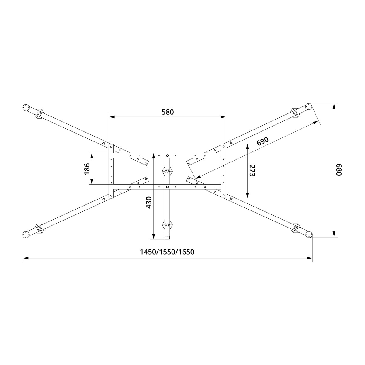 Каркас для ванны VitrA Universal (Универсал) 59999991001 150/160/170 x 70 универсальный