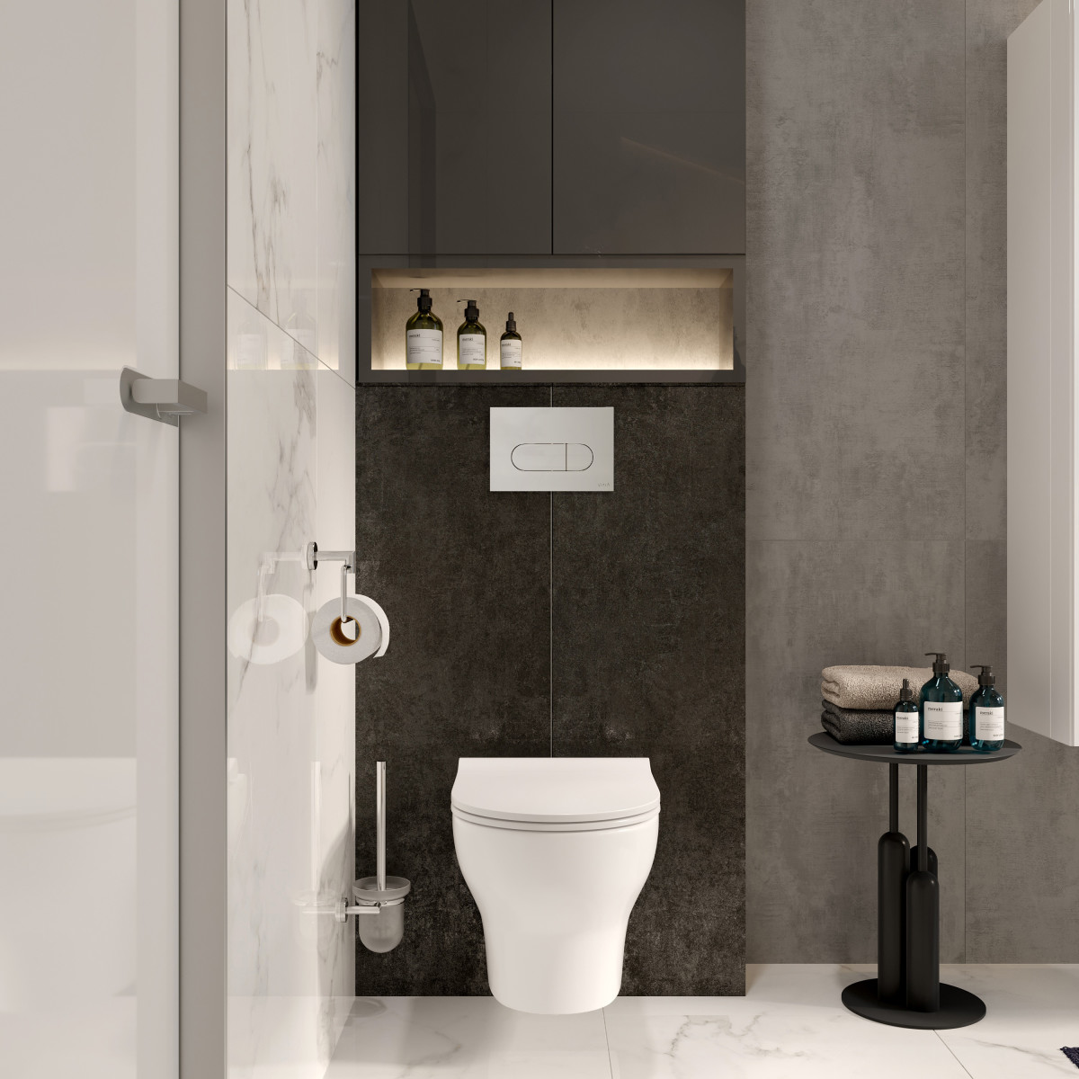 Подвесной унитаз VitrA Zentrum Round 7786B003-0075 безободковый SmoothFlush белый санитарный фарфор антибактериальное покрытие Hygiene