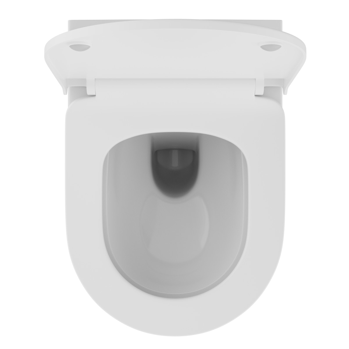 Подвесной унитаз VitrA Zentrum Round 7786B003-0075 безободковый SmoothFlush белый санитарный фарфор антибактериальное покрытие Hygiene
